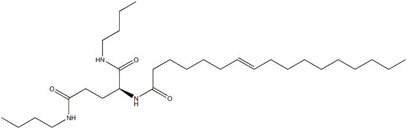 N2-(7-Heptadecenoyl)-N1,N5-dibutylglutaminamide Structure