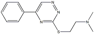 3-[2-(Dimethylamino)ethyl]thio-5-phenyl-1,2,4-triazine