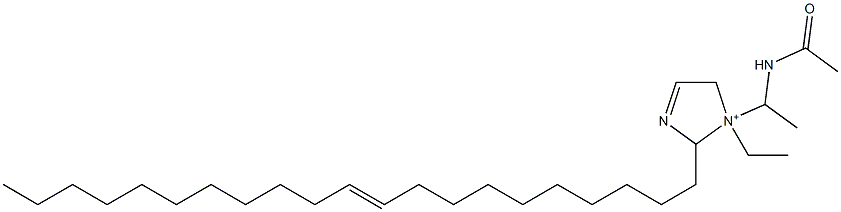 1-[1-(Acetylamino)ethyl]-1-ethyl-2-(10-henicosenyl)-3-imidazoline-1-ium,,结构式