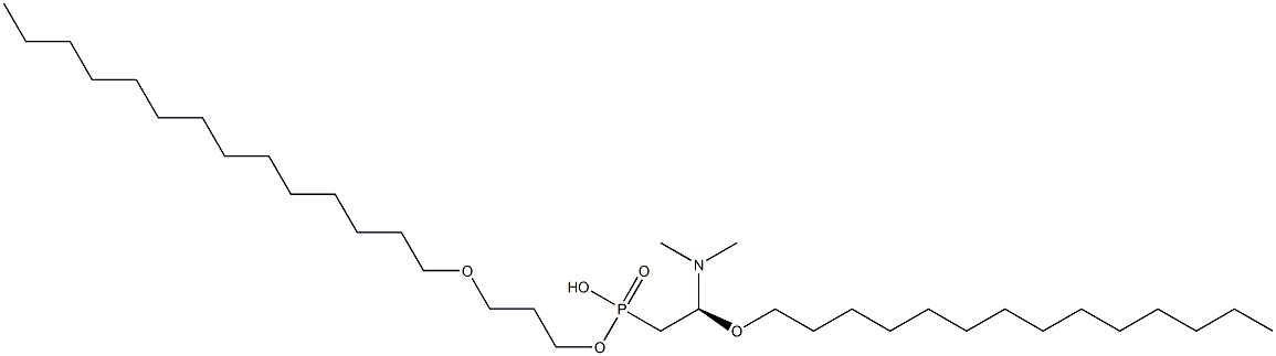 (-)-[2-(Dimethylamino)ethyl]phosphonic acid hydrogen (S)-2,3-bis(tetradecyloxy)propyl ester