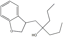 1-Propyl-1-[(2,3-dihydrobenzofuran)-3-ylmethyl]butan-1-ol Structure