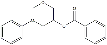 Benzoic acid 1-(phenoxymethyl)-2-(methyloxy)ethyl ester,,结构式