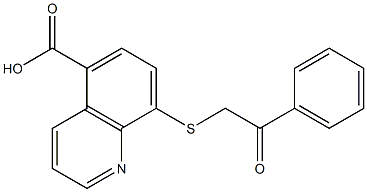 8-[Phenacylthio]quinoline-5-carboxylic acid|