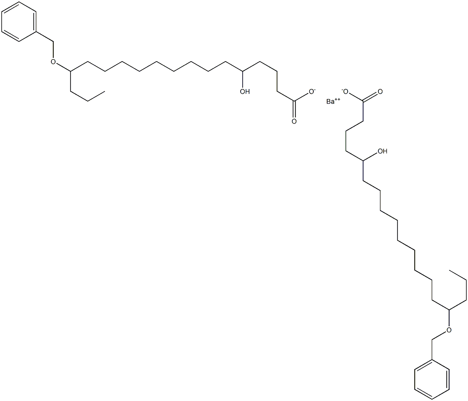  Bis(15-benzyloxy-5-hydroxystearic acid)barium salt