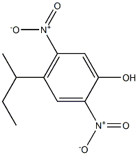 4-sec-Butyl-2,5-dinitrophenol Structure