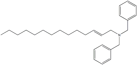 (2-Tetradecenyl)dibenzylamine Struktur