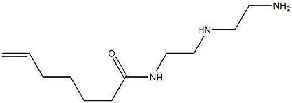 N-[2-[(2-アミノエチル)アミノ]エチル]-6-ヘプテンアミド 化学構造式