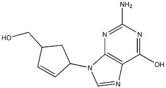 2-Amino-9-(4-hydroxymethyl-2-cyclopentenyl)-9H-purin-6-ol