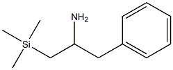 1-Phenyl-3-trimethylsilyl-2-propanamine Struktur