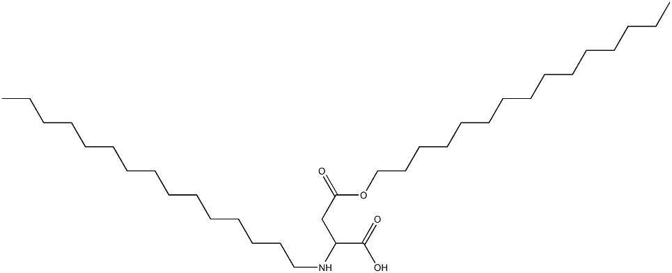 2-Pentadecylamino-3-(pentadecyloxycarbonyl)propionic acid Structure
