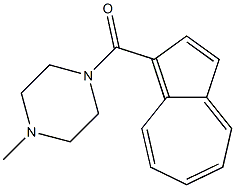 1-[(Azulen-1-yl)carbonyl]-4-methylpiperazine Structure