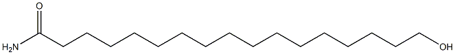 17-Hydroxyheptadecanamide Struktur