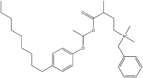  N,N-Dimethyl-N-benzyl-N-[3-[[1-(4-nonylphenyloxy)ethyl]oxycarbonyl]butyl]aminium