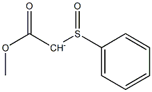 (Methoxycarbonyl)(phenylsulfinyl)methanide Structure