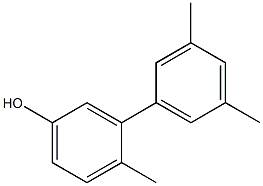 3-(3,5-Dimethylphenyl)-4-methylphenol,,结构式