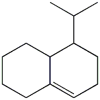 1,2,3,4,4a,5,6,7-Octahydro-5-isopropylnaphthalene Structure