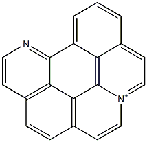 2a-Azonia-8-azabenzo[ghi]perylene Struktur