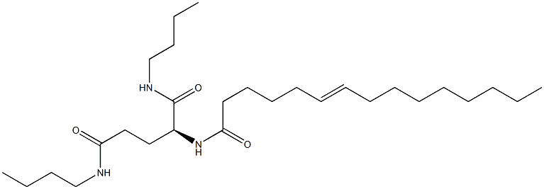 N2-(6-Pentadecenoyl)-N1,N5-dibutylglutaminamide 结构式