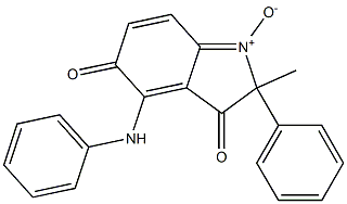 4-Phenylamino-2-methyl-3,5-dioxo-2-phenyl-3,5-dihydro-2H-indole 1-oxide Structure
