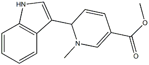1,2-Dihydro-1-methyl-2-(1H-indol-3-yl)pyridine-5-carboxylic acid methyl ester