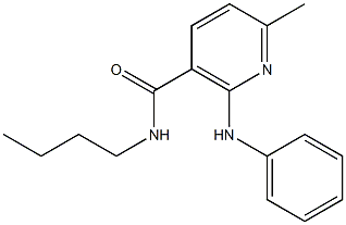 2-Anilino-N-butyl-6-methylnicotinamide