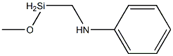 Methoxy(phenylaminomethyl)silane 结构式