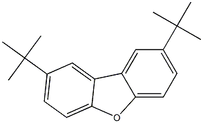 2,8-Di-tert-butyldibenzofuran Structure