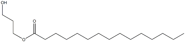 Pentadecanoic acid 3-hydroxypropyl ester 结构式