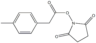 4-Methylbenzeneacetic acid succinimidyl ester Struktur