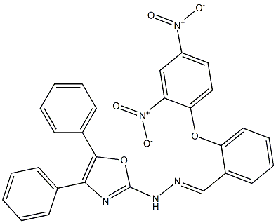 2-(2,4-Dinitrophenoxy)benzaldehyde (4,5-diphenyloxazol-2-yl)hydrazone|
