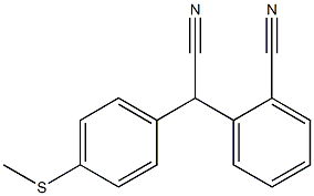 (2-Cyanophenyl)(4-methylthiophenyl)acetonitrile