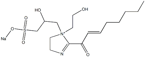 1-(2-Hydroxyethyl)-1-[2-hydroxy-3-(sodiooxysulfonyl)propyl]-2-(2-octenoyl)-2-imidazoline-1-ium
