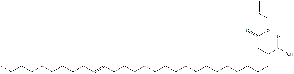 2-(17-ヘプタコセニル)こはく酸1-水素4-アリル 化学構造式