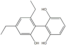 4',6'-Diethyl-1,1'-biphenyl-2,2',6-triol Structure