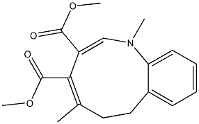 1,5-Dimethyl-6,7-dihydro-4-(methoxycarbonyl)-1H-1-benzazonine-3-carboxylic acid methyl ester|