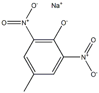 Sodium 4-methyl-2,6-dinitrophenolate 结构式