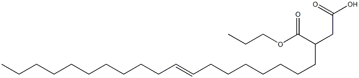 3-(8-Nonadecenyl)succinic acid 1-hydrogen 4-propyl ester Structure