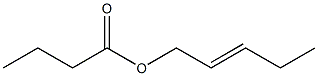 Butyric acid 2-pentenyl ester