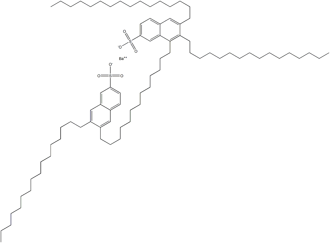 Bis(6,7-dihexadecyl-2-naphthalenesulfonic acid)barium salt