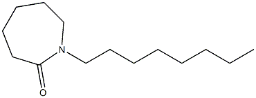 1-Octylhexahydro-1H-azepine-2-one 结构式