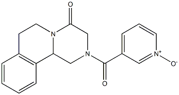 3-[[[1,2,3,6,7,11b-Hexahydro-4-oxo-4H-pyrazino[2,1-a]isoquinolin]-2-yl]carbonyl]pyridine 1-oxide|