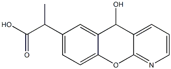 2-[5-Hydroxy-5H-[1]benzopyrano[2,3-b]pyridin-7-yl]propionic acid Structure