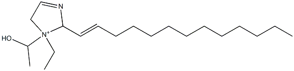 1-Ethyl-1-(1-hydroxyethyl)-2-(1-tridecenyl)-3-imidazoline-1-ium Structure