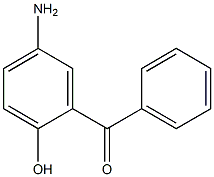 5-Amino-2-hydroxybenzophenone Struktur