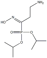 3-Amino-1-hydroxyiminopropylphosphonic acid diisopropyl ester Structure