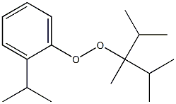 2-Isopropylphenyl 1,2-dimethyl-1-isopropylpropyl peroxide,,结构式