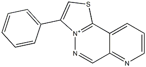 3-Phenylpyrido[3,2-d]thiazolo[3,2-b]pyridazin-4-ium 结构式