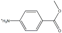 4-(Methoxycarbonyl)benzenaminium Struktur