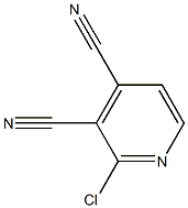 2-Chloropyridine-3,4-dicarbonitrile Structure