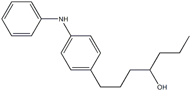 4-(4-Hydroxyheptyl)phenylphenylamine